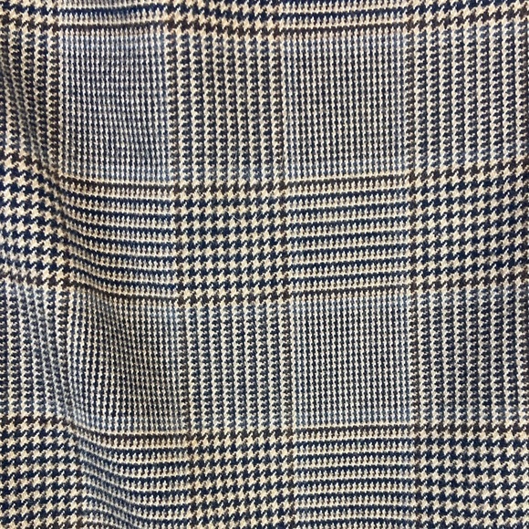 LL Bean Straight Leg Classic Fit plaid houndstooth pants - Picture 6 of 11